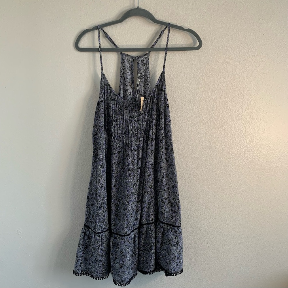 American Eagle Blue Floral Mini Dress